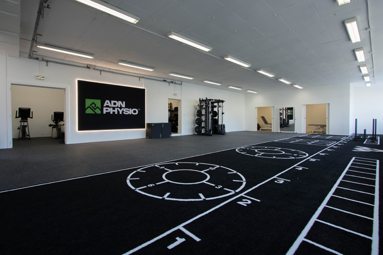 ADN Physio est équipé d’un sol technique mixte